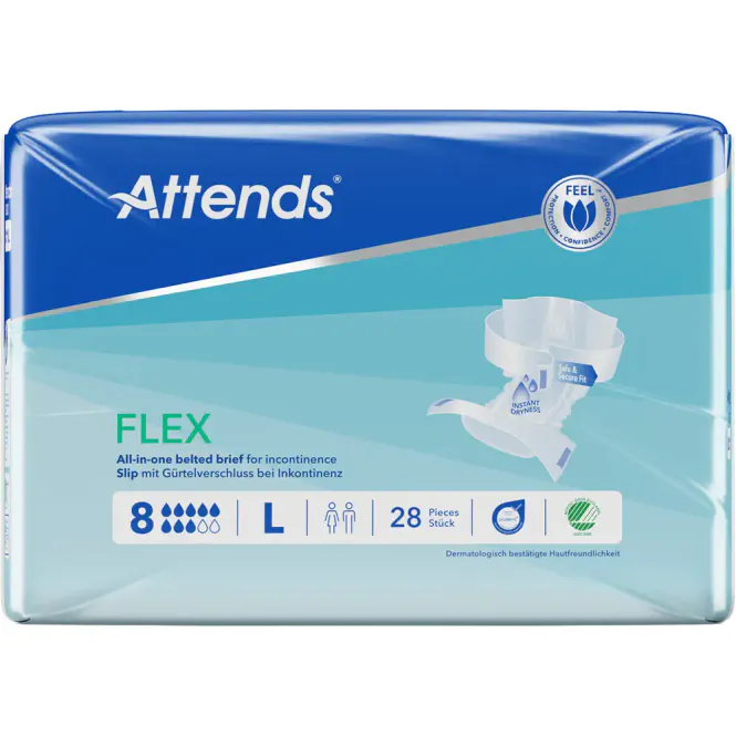 Hovedbilde Attends Flex 8 L Beltebleier 28 stk