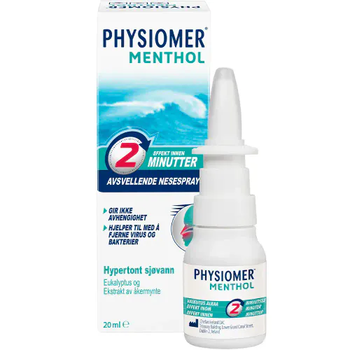 Physiomer Mentol Saltvannsspray 20 ml