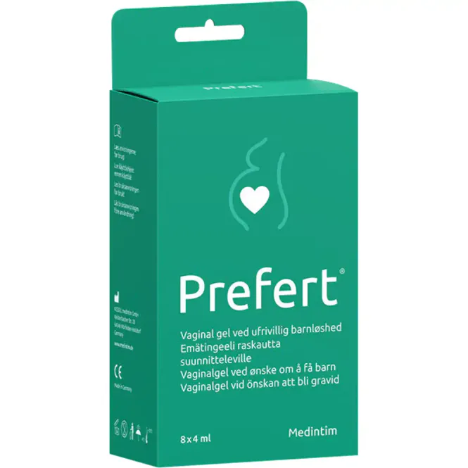 Hovedbilde Prefert Vaginalgel Glidemiddel 8x4 ml