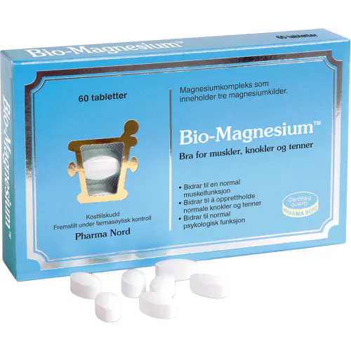 Bio-Magnesium 200 mg Tabletter 60 stk