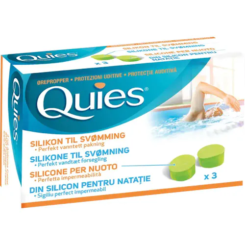 Quies Ørepropper Silikon 3 par