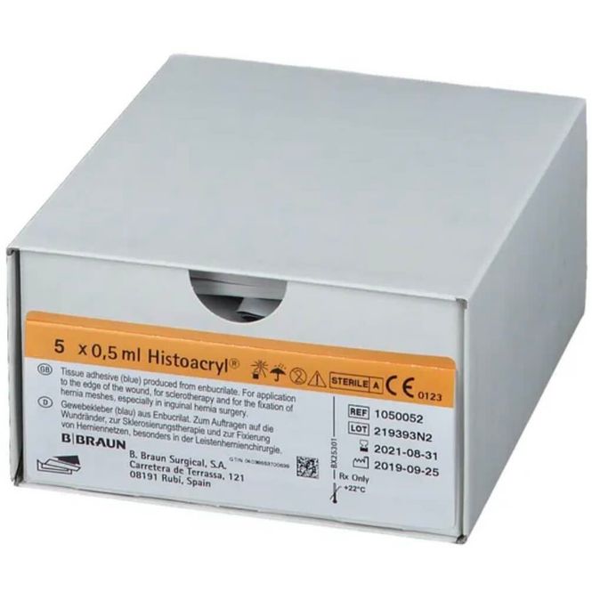 Hovedbilde Histoacryl Vevslim Ampulle 5x0,5 ml