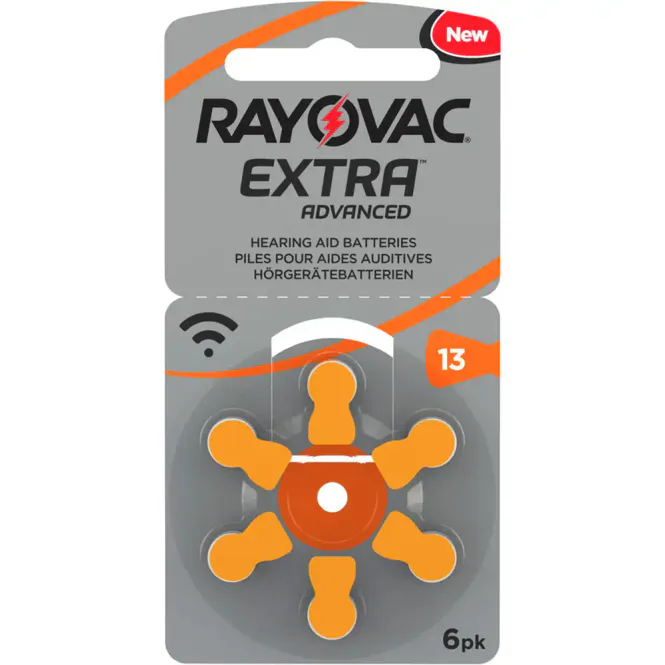 Hovedbilde Rayovac Extra Advanced 13 Høreapparatbatteri 6 stk