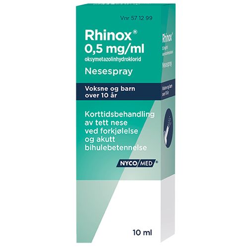 Rhinox Nesespray 0,5 mg/ml 10 ml