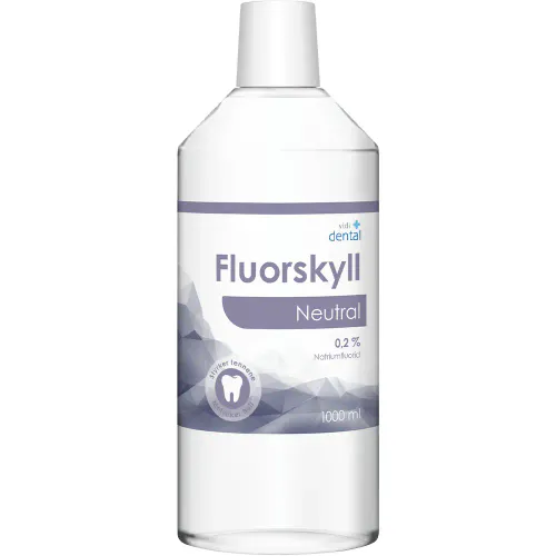 Vidi Dental Fluorskyll 0,2% Nøytral 1000 ml