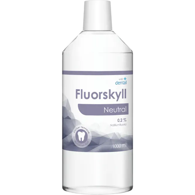 Hovedbilde Vidi Dental Fluorskyll 0,2% Nøytral 1000 ml
