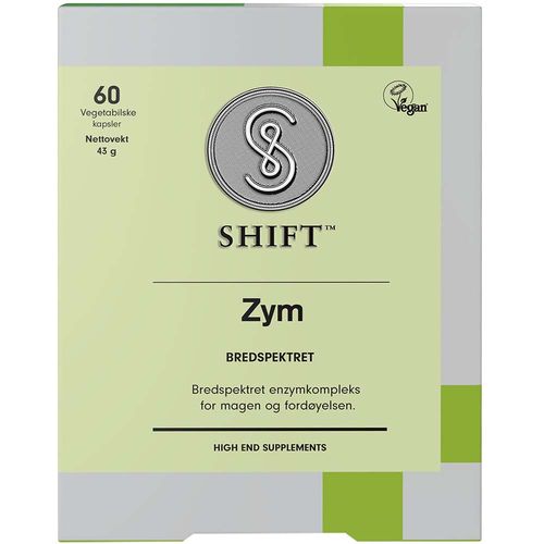 SHIFT Zym Bredspektret 60 Kapsler