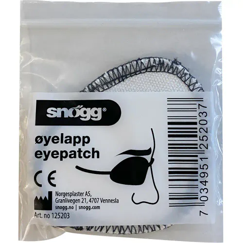 Snøgg Øyelapp m/Strikk 1 stk