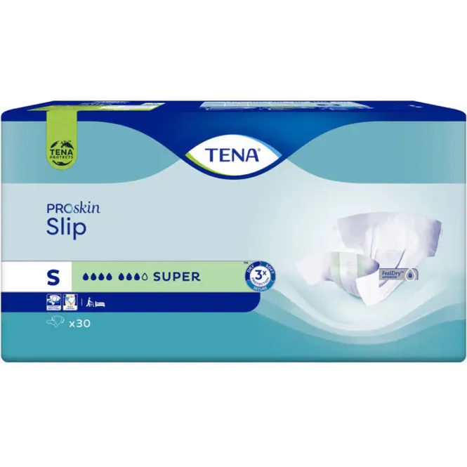 Hovedbilde Tena Slip Super Bleie S 30 stk