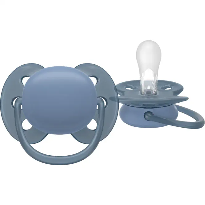 Hovedbilde Avent Ultra Soft Narresmokk 6-18m Blå/Grønn 2 stk