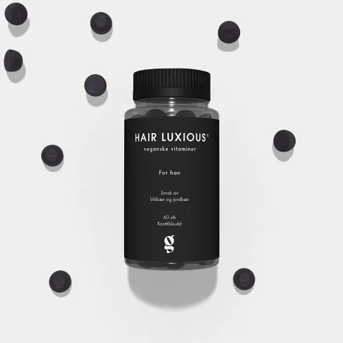 Hair Luxious For Han Blåbær & Jordbær Gummies 60 stk