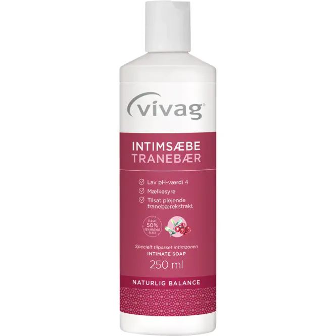 Hovedbilde Vivag Intimsåpe Tranebær 250 ml