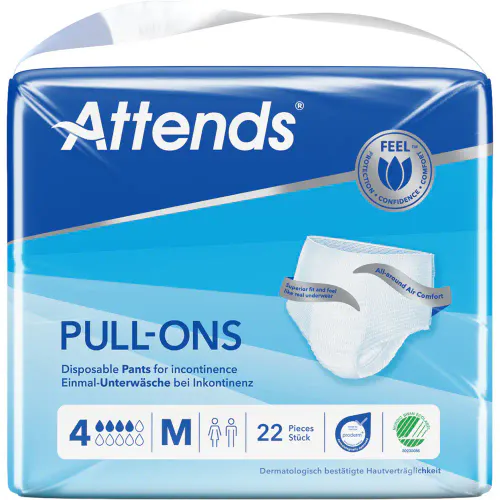 Attends Pull-Ons 4 M Buksebleier 22 stk