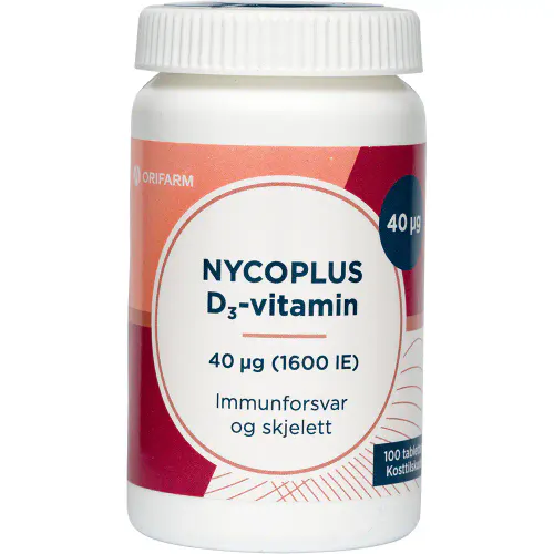 Nycoplus D3-vitamin 40 μg Tabletter 100 stk