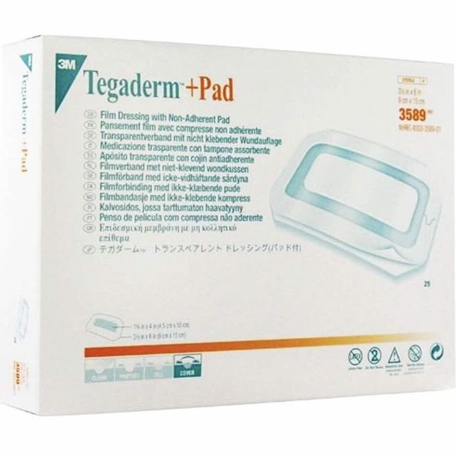 Hovedbilde Tegaderm+Pad 9x15cm Professional Care Vanntett Kompress  25 stk