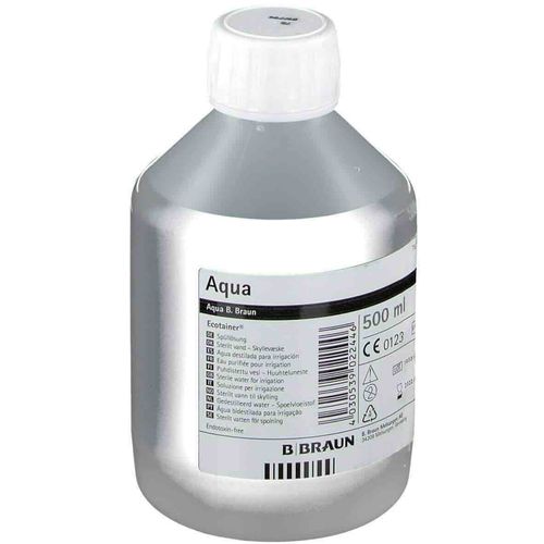 Sterilt Vann Skyllevæske Ecotainer Helleflaske 10 x 500 ml