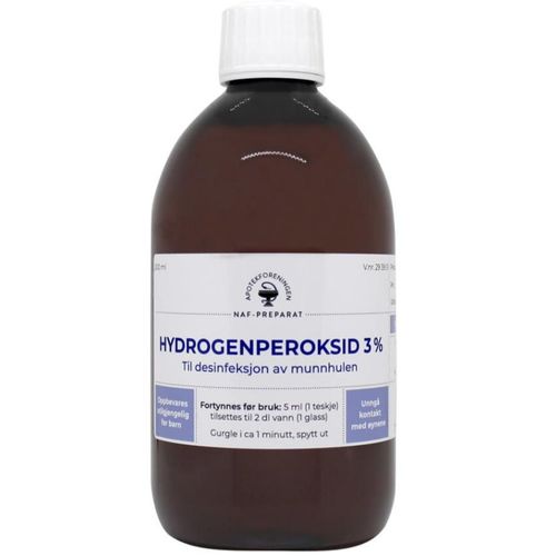 Hydrogenperoksid NAF 3% 500 ml