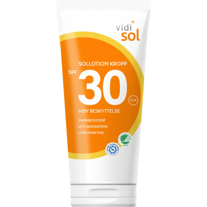 Hovedbilde Vidi Sollotion Kropp SPF30 200 ml