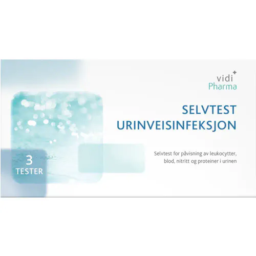 Vidi Pharma Selvtest Urinveisinfeksjon 3 stk