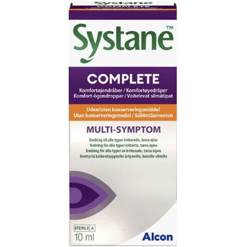 Systane Complete Komfort Øyedråper u/Konserveringsmiddel 10 ml