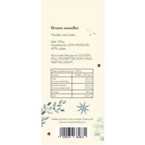 Apotekets Brente Mandler 130 g