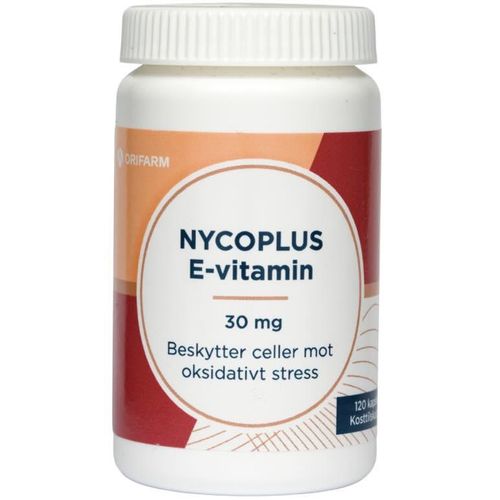 Nycoplus E-vitamin 30 mg Tabletter 120 stk