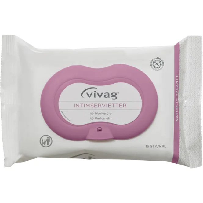Hovedbilde Vivag Intimserviett 15 stk