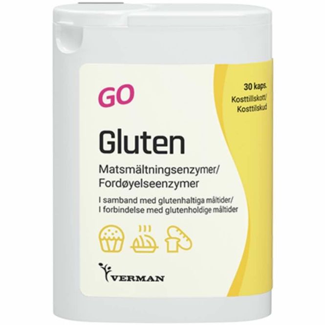 Hovedbilde Gluten Go Kapsler 30 stk