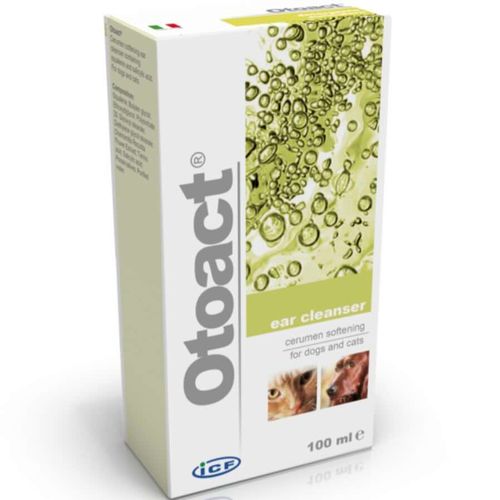 Otoact Vet Ørerens Til Hund og Katt 100 ml