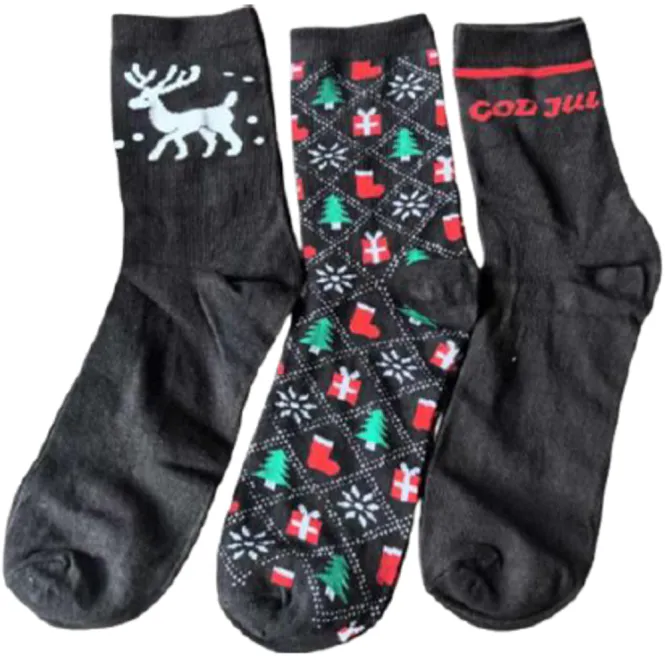 Hovedbilde NCBF Julesokker Str 41-45 3 par