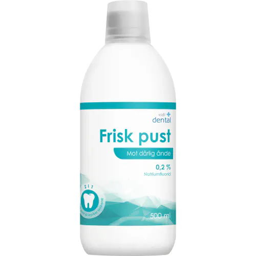 Vidi Dental Fluorskyll 0,2% Frisk Pust 500 ml