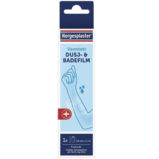 Hovedbilde Norgesplaster Dusj- & Badefilm 15 cm x 1 m 1 stk