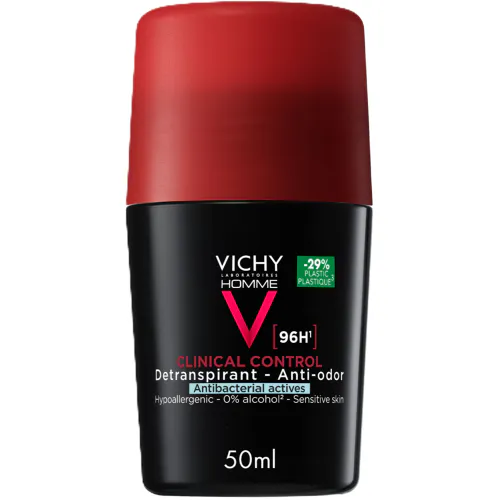Vichy Homme 96 H Clinical Control Deo Antiperspirant m/Parfyme 50 ml