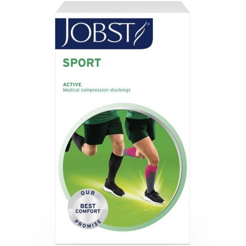 JOBST Sport K1 Knestrømpe Sort XL 1 par