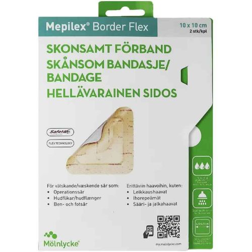 Mepilex Border Flex 10 x 10 cm 2 stk