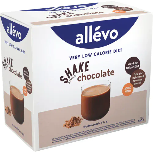 Allevo VLCD Shake Chocolate 15 x 39 g