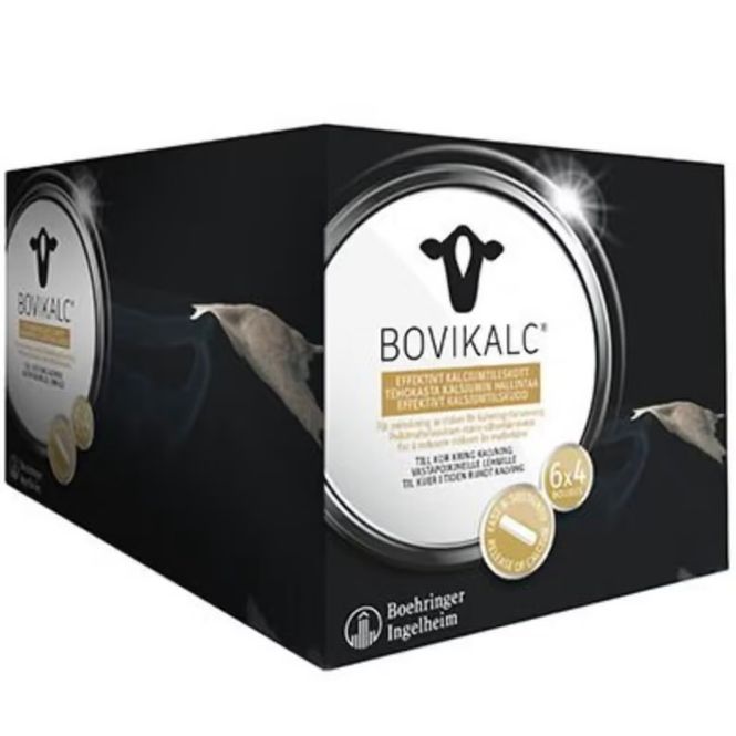 Hovedbilde Bovikalc Bolus Kalsiumtilskudd Til Melkeku 6x4 stk