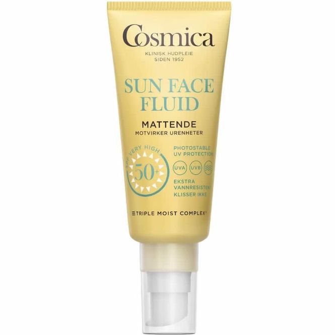Hovedbilde Cosmica Sun Face Fluid SPF50+ Solkrem Ansikt 40 ml