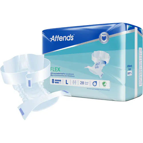 Attends Flex 8 L Beltebleier 28 stk