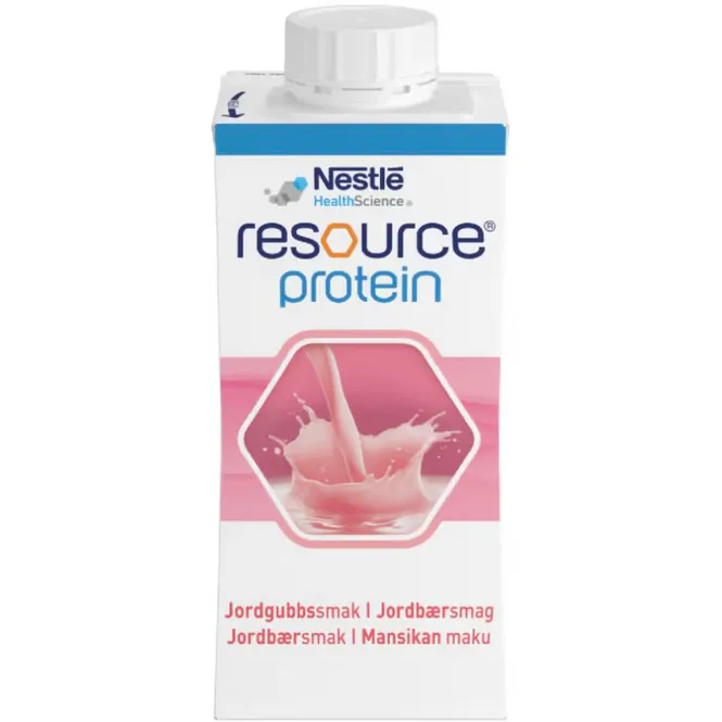 Hovedbilde Resource Protein Næringsdrikk Jordbær 4x200 ml
