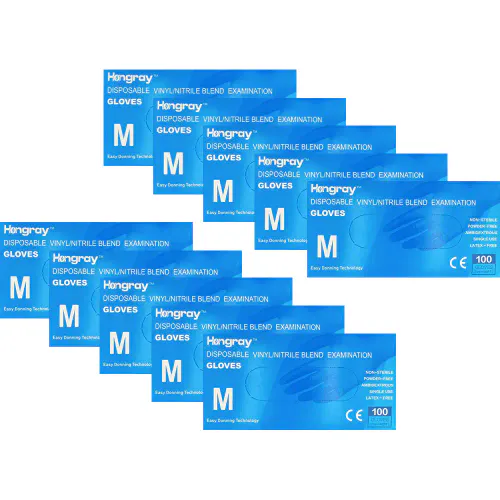 Hongray Nitril Hansker M Klinikkpakke - 10 x 100 stk