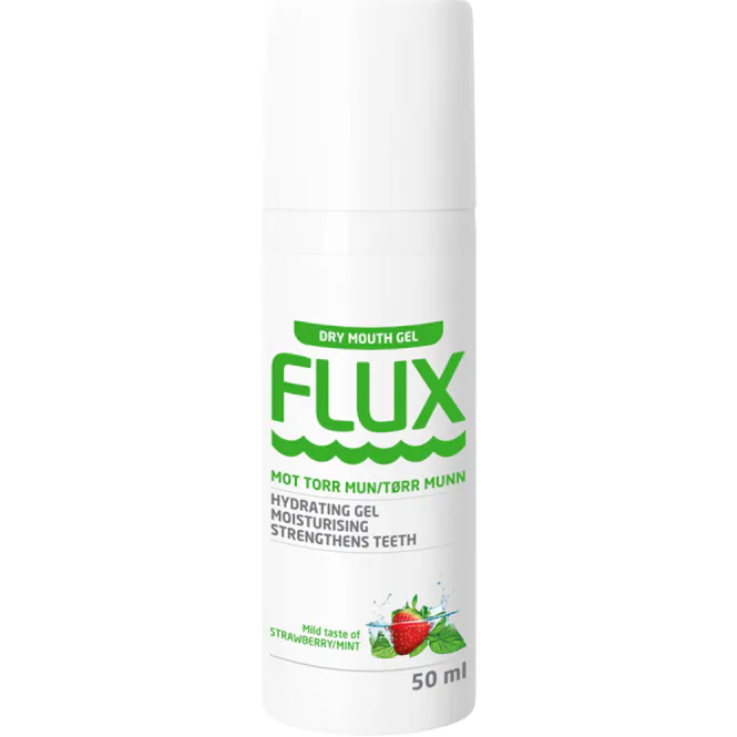 Hovedbilde Flux Dry Mouth Gel Jordbær/Mint 50 ml