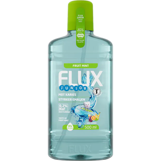 Hovedbilde Flux Junior Fluorskyll 0,2% Fruit Mint 500 ml