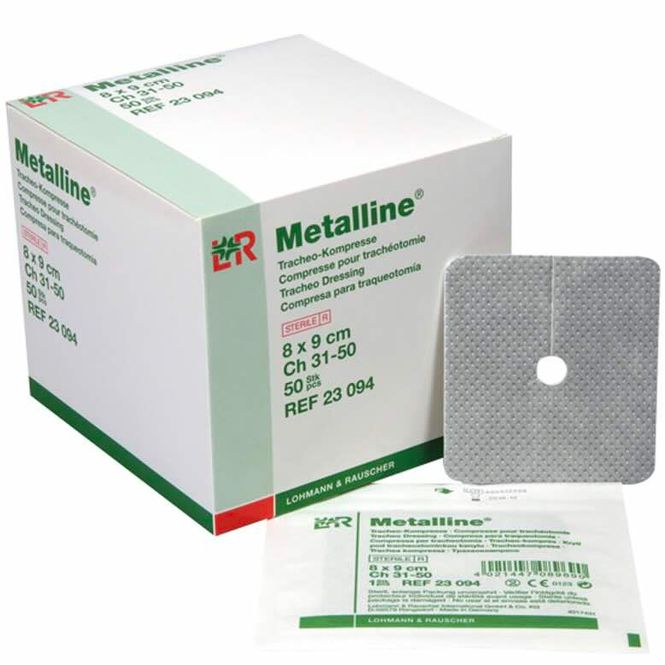Hovedbilde Metalline Tracheo Kompresser 8 x 9 cm 50 stk 